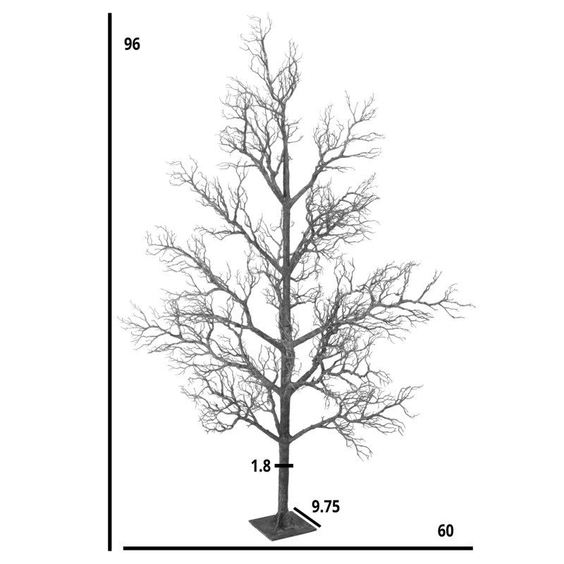 Primrue 96'' Faux Tree in Tree Stand Wayfair